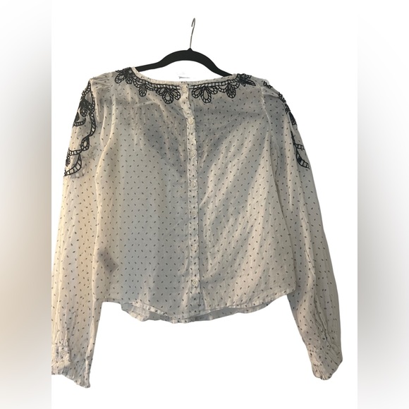 Free People Everything I Know Peasant Top Size:XS - Picture 3 of 5